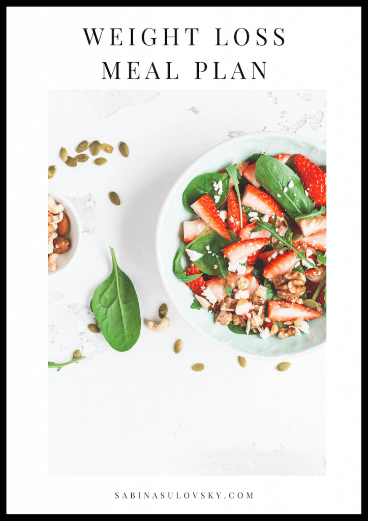 weight loss meal plan Sabina Sulovsky