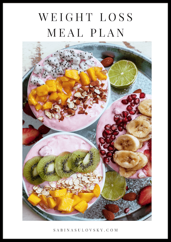 weight loss meal plan Sabina Sulovsky