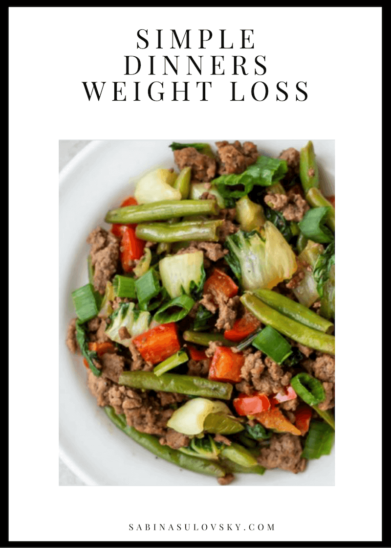 simple dinners for weight loss