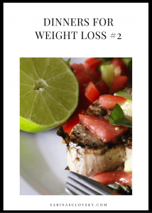 dinners for weight loss