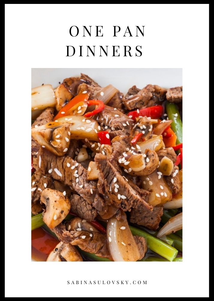 one pan simple weight loss dinners sabina sulovsky 