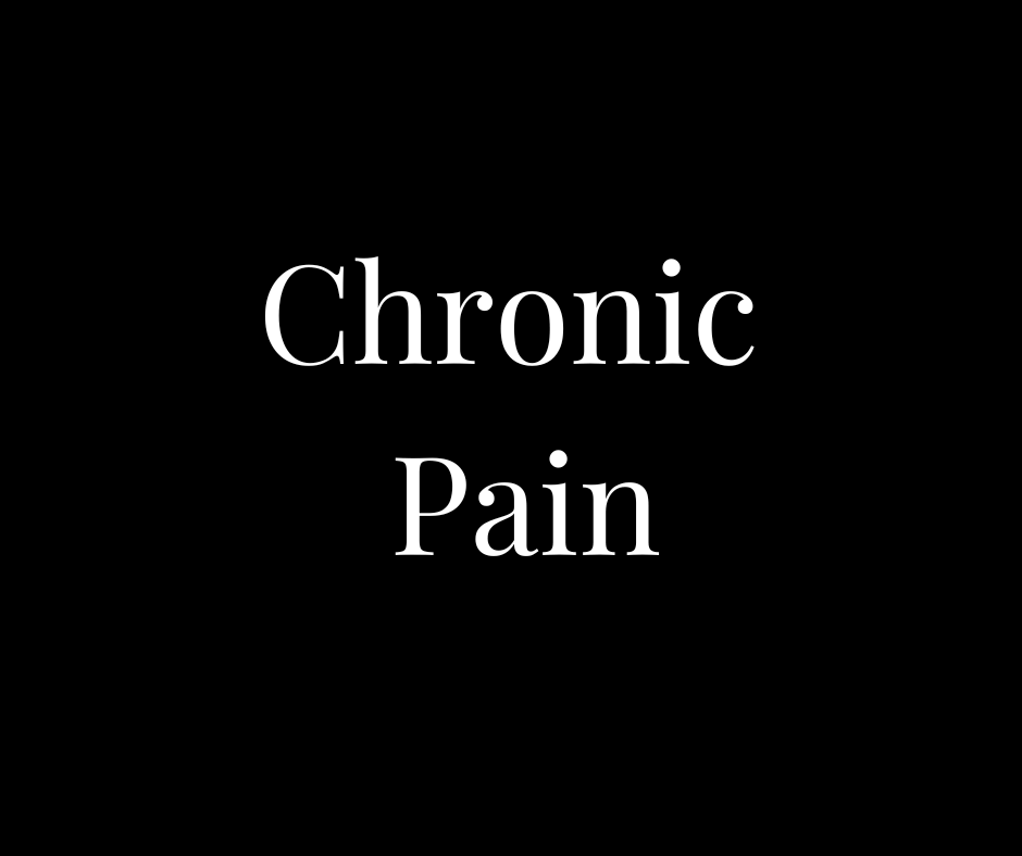 how to deal with chronic pain 